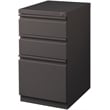 Catania 20-inch Deep Metal Mobile Pedestal File 3-Drawer Box/Box/File. Espresso