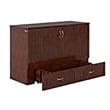 Catania Traditional Solid Wood Bed Chest with Mattress in Walnut