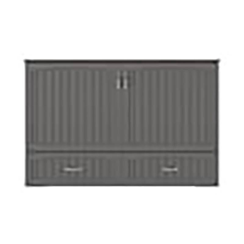 Catania Traditional Solid Wood Bed Chest with USB Charging Station in Gray