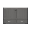Catania Traditional Solid Wood Bed Chest with USB Charging Station in Gray