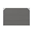 Catania Traditional Solid Wood Bed Chest with USB Charging Station in Gray