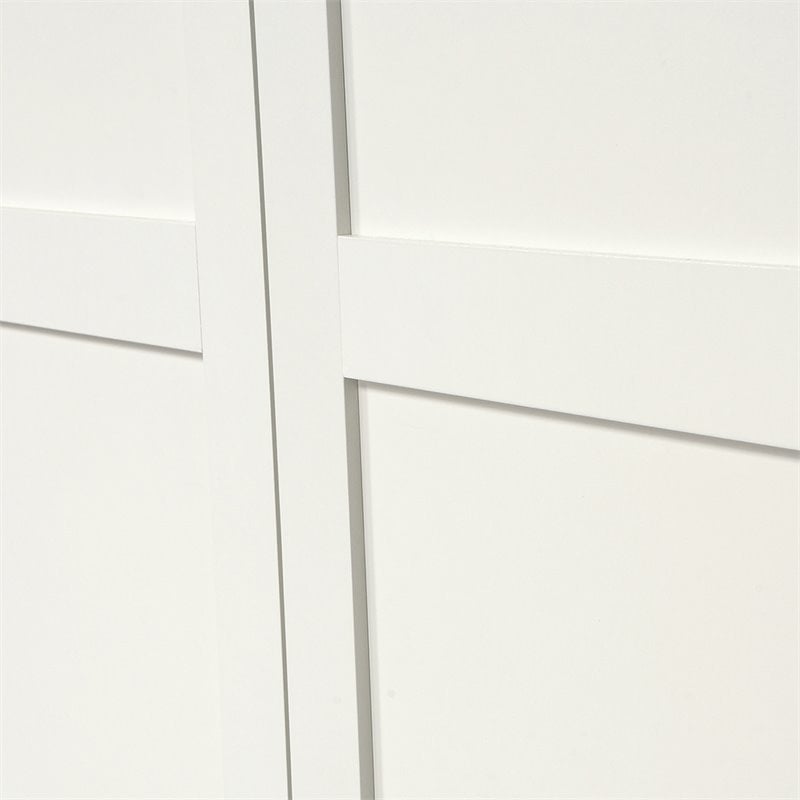 Catania Modern / Traditional Engineered Wood Pantry in White Finish