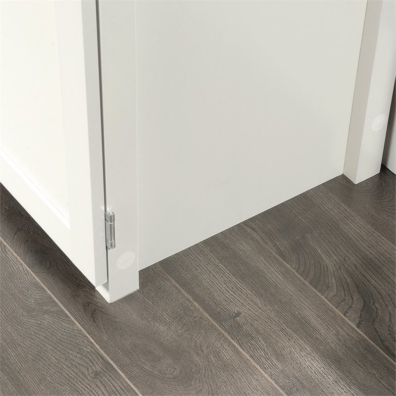 Catania Modern / Traditional Engineered Wood Pantry in White Finish