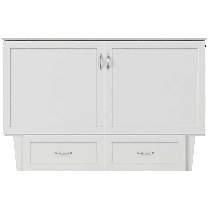 Catania Modern / Contemporary Monroe Queen Murphy Bed Chest in White