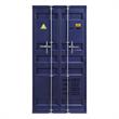 Catania Modern / Contemporary Catania Cargo Wardrobe (Double Door) in Blue