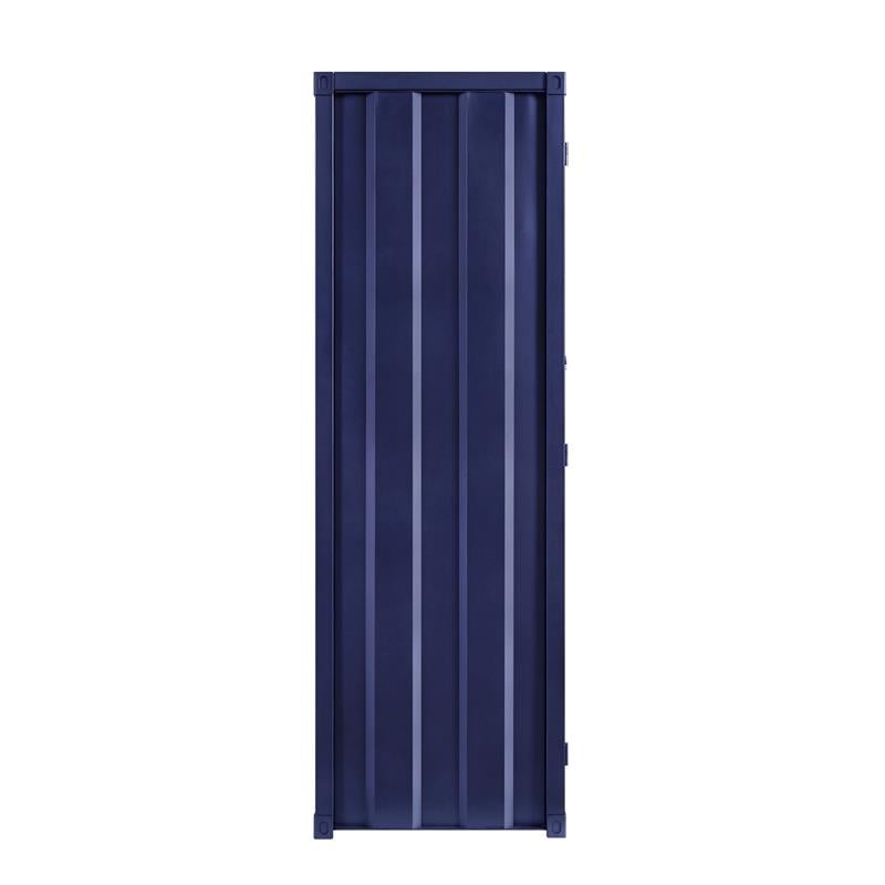 Catania Modern / Contemporary Catania Cargo Wardrobe (Double Door) in Blue