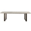Catania Robards Butterfly Leaf Wood Dining Table in Quartz Gray