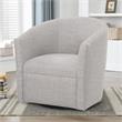 Catania Modern / Contemporary Sea Oat Beige Fabric Swivel Chair