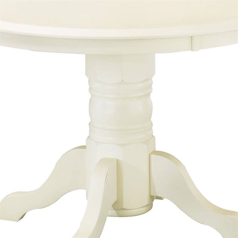 Catania Modern / Contemporary Warwick Wood Dining Table in Off White