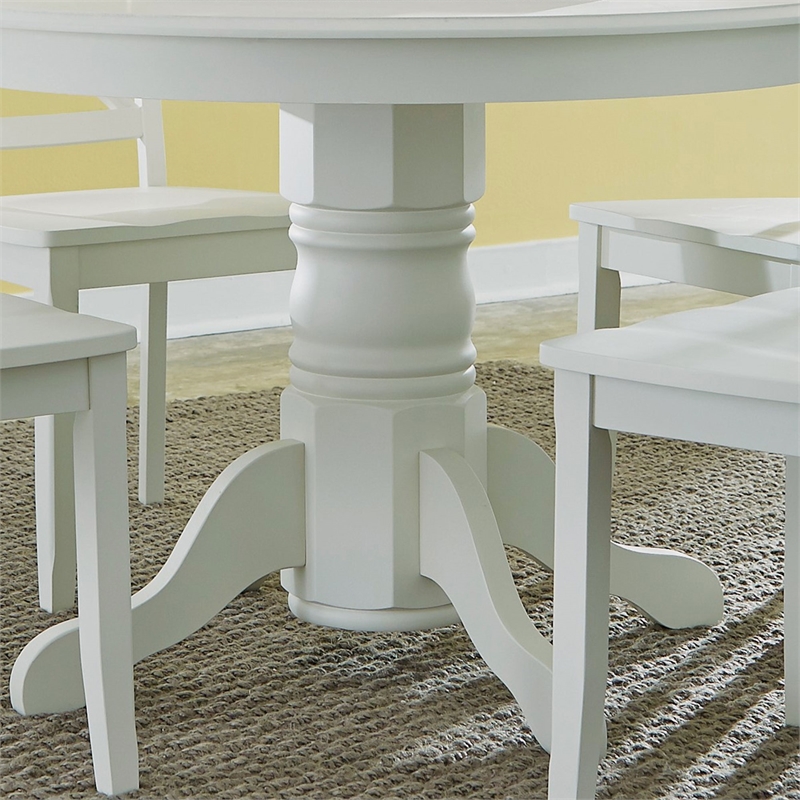 Catania Modern / Contemporary Warwick Wood Dining Table in Off White