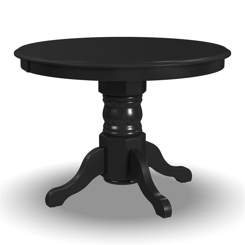 Catania Modern / Contemporary Blair Wood Dining Table in Black Finish