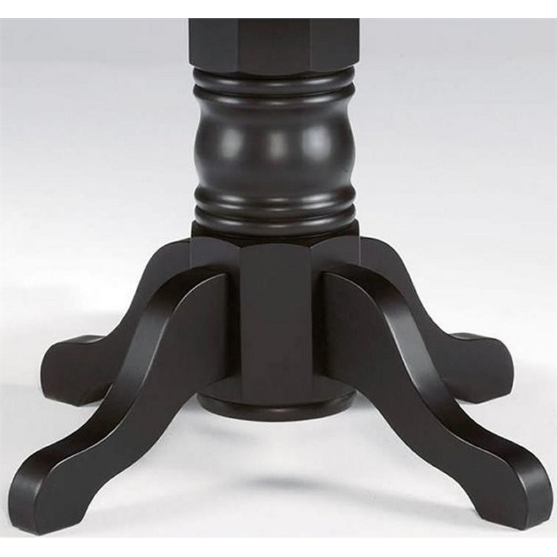 Catania Modern / Contemporary Blair Wood Dining Table in Black Finish