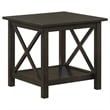 Catania Modern / Contemporary 3-Piece Wood Coffee Table Set in Dark Brown