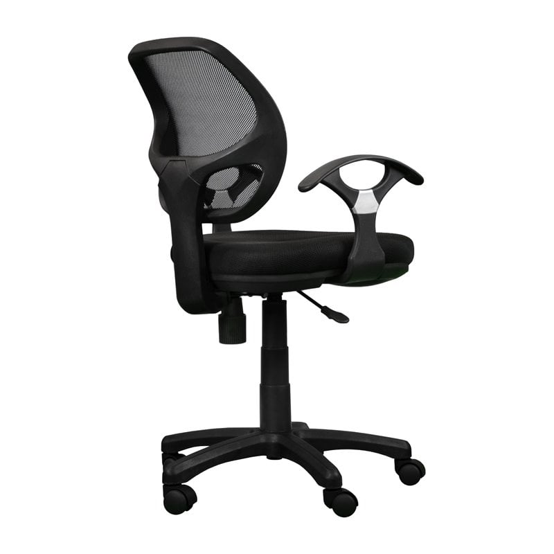 Catania Modern / Contemporary Mesh Office Chair in Black Finish