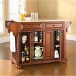 Catania Modern / Contemporary Natural Wood Top Kitchen Island in Cherry