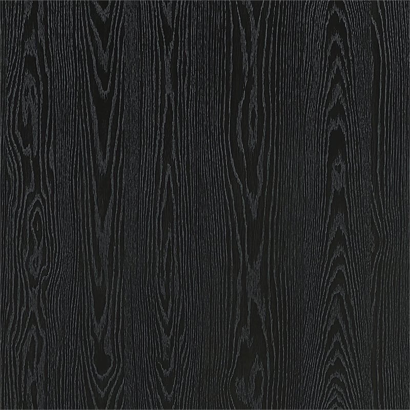 Catania Modern 3-Piece Wood Coffee Table Set with Shelf in Black Oak