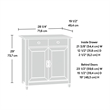 Catania Modern / Contemporary Utility Stand in Estate Black Finish