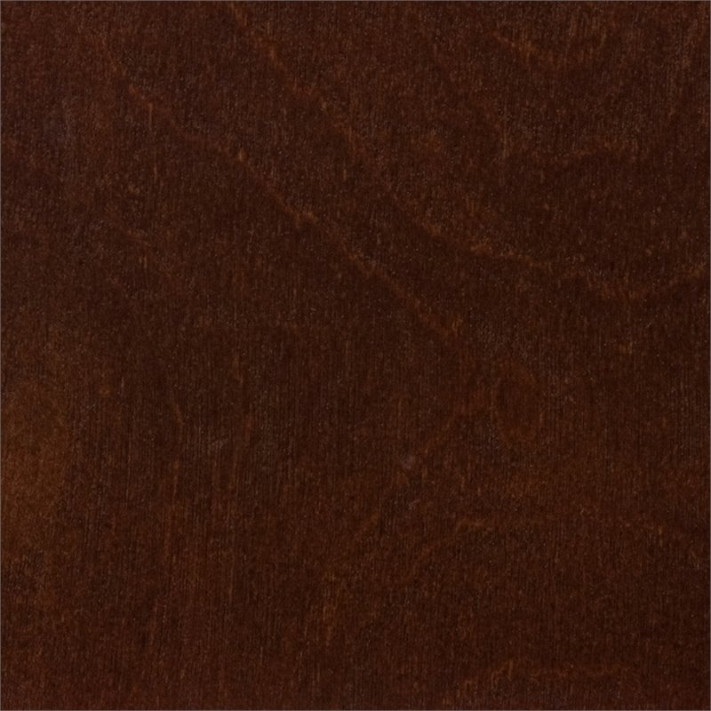 Catania Modern / Contemporary Black Granite Top Kitchen Island in Mahogany