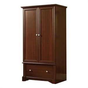 Catania Traditional Engineered Wood Wardrobe Armoire in Select Cherry