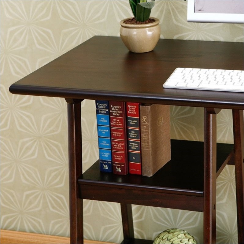 Catania Modern / Contemporary Furniture Desk in Espresso Finish