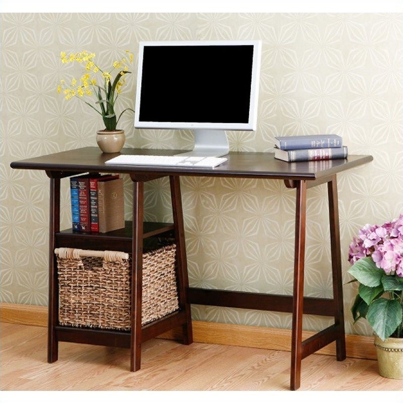 Catania Modern / Contemporary Furniture Desk in Espresso Finish