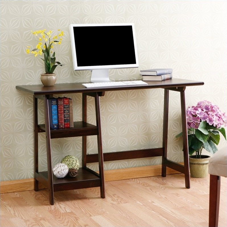 Catania Modern / Contemporary Furniture Desk in Espresso Finish