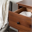 Catania Modern / Contemporary 6 Drawer Solid Wood Dresser in Walnut