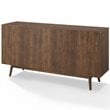 Catania 3-Drawer Mid-Century Wood Sideboard Buffet Cabinet in Brown