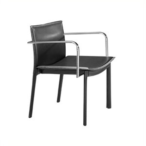 brika home conference guest chair in black