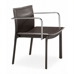 brika home conference guest chair in espresso