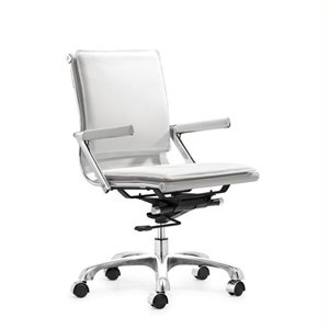 brika home plus office chair in white