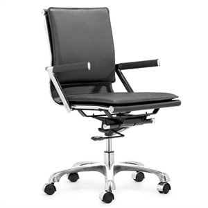 brika home plus office chair in black