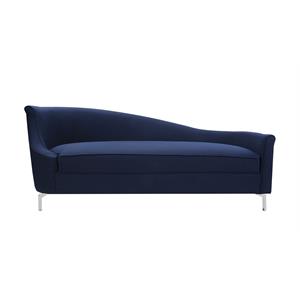brika home tight back chaise lounge in midnight blue