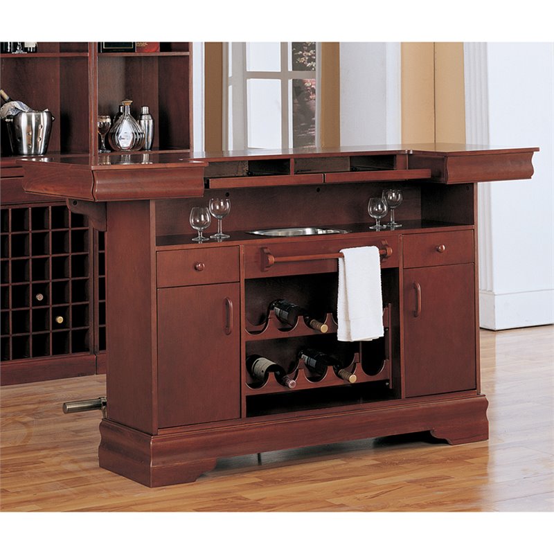 Bowery Hill Traditional Home Bar in Cherry BH363670