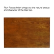 Bowery Hill Solid Ash Russet End Table Rectangular Durable 24