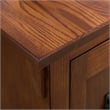 Bowery Hill Wood Brown End Table Rectangular Knockdown 24
