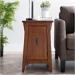 Bowery Hill Wood Brown End Table Rectangular Knockdown 24