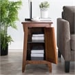 Bowery Hill Wood Brown End Table Rectangular Knockdown 24