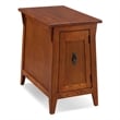 Bowery Hill Wood Brown End Table Rectangular Knockdown 24