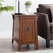 Bowery Hill Wood Brown End Table Rectangular Knockdown 24