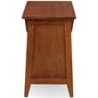 Bowery Hill Wood Brown End Table Rectangular Knockdown 24