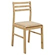 Bowery Hill 3-Piece Transitional Wood Dining Set with Drop Leaf in Natural