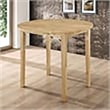 Bowery Hill 3-Piece Transitional Wood Dining Set with Drop Leaf in Natural