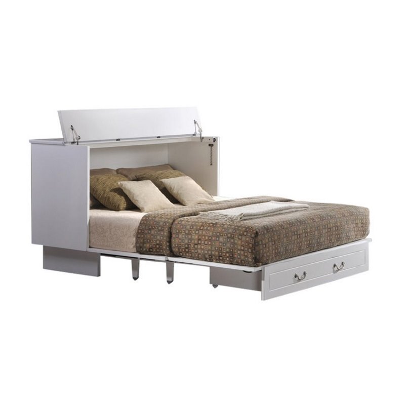 Bowery Hill Queen Bed in Cottage White Cymax Business