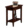 Bowery Hill Rectangular Transitional Wood End Table in Cherry