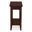 Bowery Hill Rectangular Transitional Wood End Table in Cherry