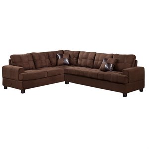 Bowery Hill 2 Piece Reversible Sectional Sofa in..