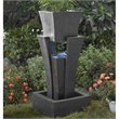 Bowery Hill Raining Water Fountain Planter with Led Light