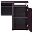 Bowery Hill 2-Drawer Contemporary Wood Computer Desk in Cappuccino
