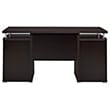 Bowery Hill 2-Drawer Contemporary Wood Computer Desk in Cappuccino